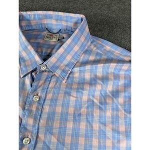 Faherty Plaid Long Sleeve Multicolor Button Up Shirt Men's XXL